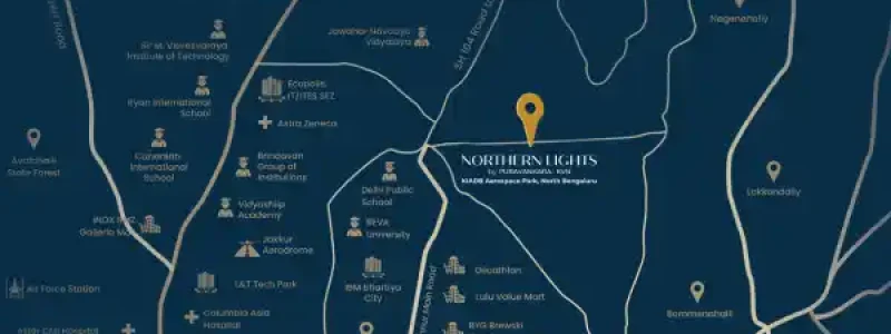 Prestige Pallavaram Apartment Location map with birds eye view by Prestige Group located at Pallavaram, Thoraipakkam Radial Road, Nemilichery, Chennai Tamil Nadu